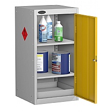 Small hazardous cabinet removable sump 2 shelves