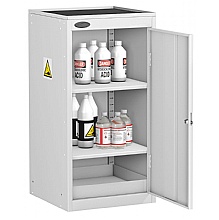 Small Acid/alkaline cupboard with dished top