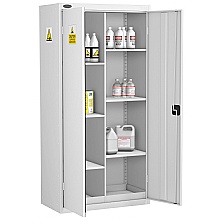 8 compartment acid/alkaline safety cabinet
