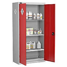 Standard toxic materials safety cabinet 3 shelves