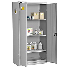 Large COSSH cabinet with removable sump tray