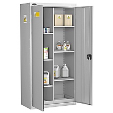 8 section COSSH divider cabinet with sump tray