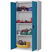 Standard industrial cupboard with 3 shelves