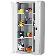 divider cupboard with white doors