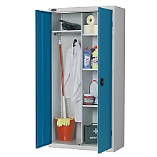 Cleaning materials cupboard & central divider