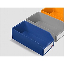 Polypropylene small parts shelf bins