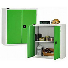 Low double door cupboard, one adjustable shelf