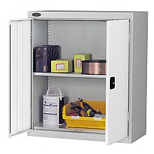 Handy low cupboard with one adjustable shelf
