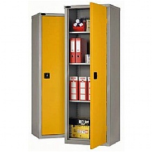 Lockable Office Cupboard  65kg/85kg Shelves  UK Made