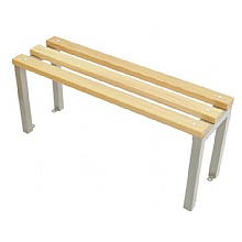 300mm Cloakroom Bench with beech slats