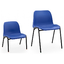 Blue Polypropylene Classroom Chairs