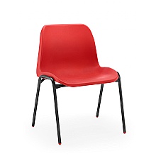 Red Polypropylene Classroom Chairs