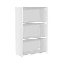 White Eco Bookcase 1200mm high