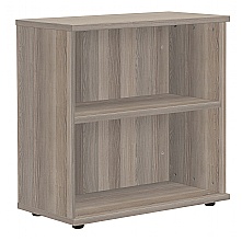 Grey Oak Premium Bookcase, 800mm high