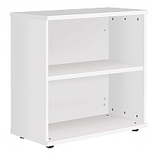 White Premium Bookcase, 800mm high