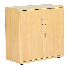 Nova Oak 800mm high cupboard one shelf
