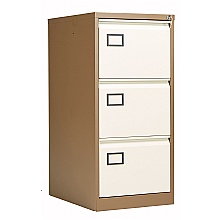 Coffee Cram BISLEY Filing Cabinets, 3 drawers