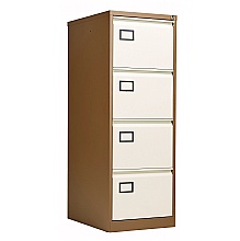Coffee Cram BISLEY Filing Cabinets, 4 drawers