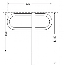 Oblong cycle rack dimensions
