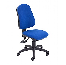 Blue High Back Deluxe 3 Lever Operators Chair