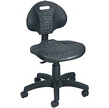 Office Chair - Industrial Work Chair, Wipe-Clean Seat & Back