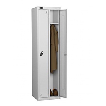 Twin Locker for two persons, silver grey