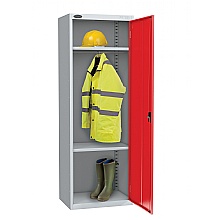 Large Storage Lockers with red door