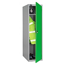 Police Locker with green door