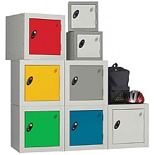 Cube Lockers in three sizes and 7 colours