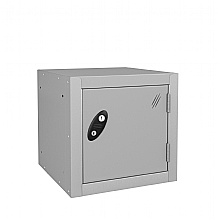Cube Locker silver grey with silver grey door