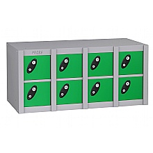 Mobile Phone Lockers, 8 compartments, green