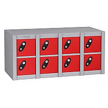 Mobile Phone Lockers, 8 compartments, red