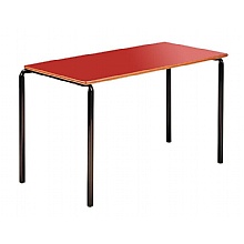 School Stacking Table, Red