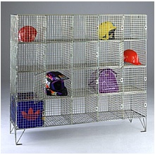 Wire Mesh Lockers: Personal Effects Storage | 8 to 20 Doors