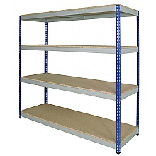Medium Duty Longspan Shelving, Boltless Steel, 300kg Shelf Load