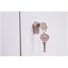 Euro cylinder key lock