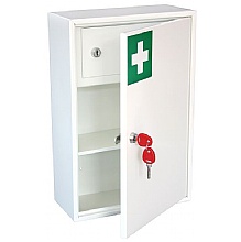 Large medical storage cabinet