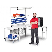 TP Workbench with optional accessories