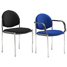 Coda Fabric Meeting Chairs with or without arm