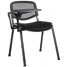 Mesh Back Meeting Chairs with writing tablet