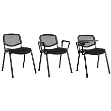 Tauras Fabric Meeting Chairs with Mesh Back