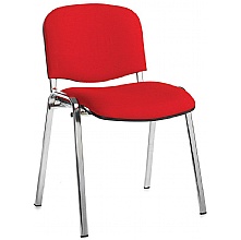 Tauras Fabric chrome Meeting Chairs without arms