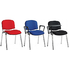 Tauras Fabric Chrome Meeting chairs three models