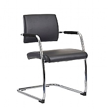 Leather Meeting Chair, Bruges Cantilever (Pack of 2)