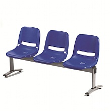 Beam Bench with three seats