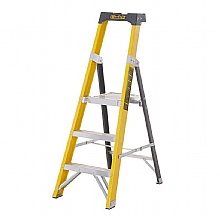 3 tread Glass Fibre Electrians Platform Stepladder