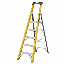 5 tread Glass Fibre Electrians Platform Stepladder