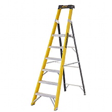 6 tread Glass Fibre Electrians Platform Stepladder