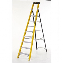 8 tread Glass Fibre Electrians Platform Stepladder