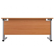 Front of rectangular desk in beech